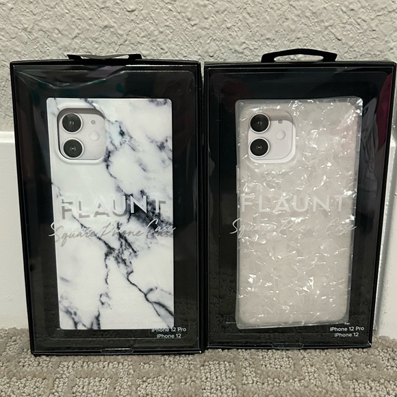 Flaunt Square iPhone 12 Pro/iPhone 12 Case - 2 cases for $60 - Picture 1 of 5
